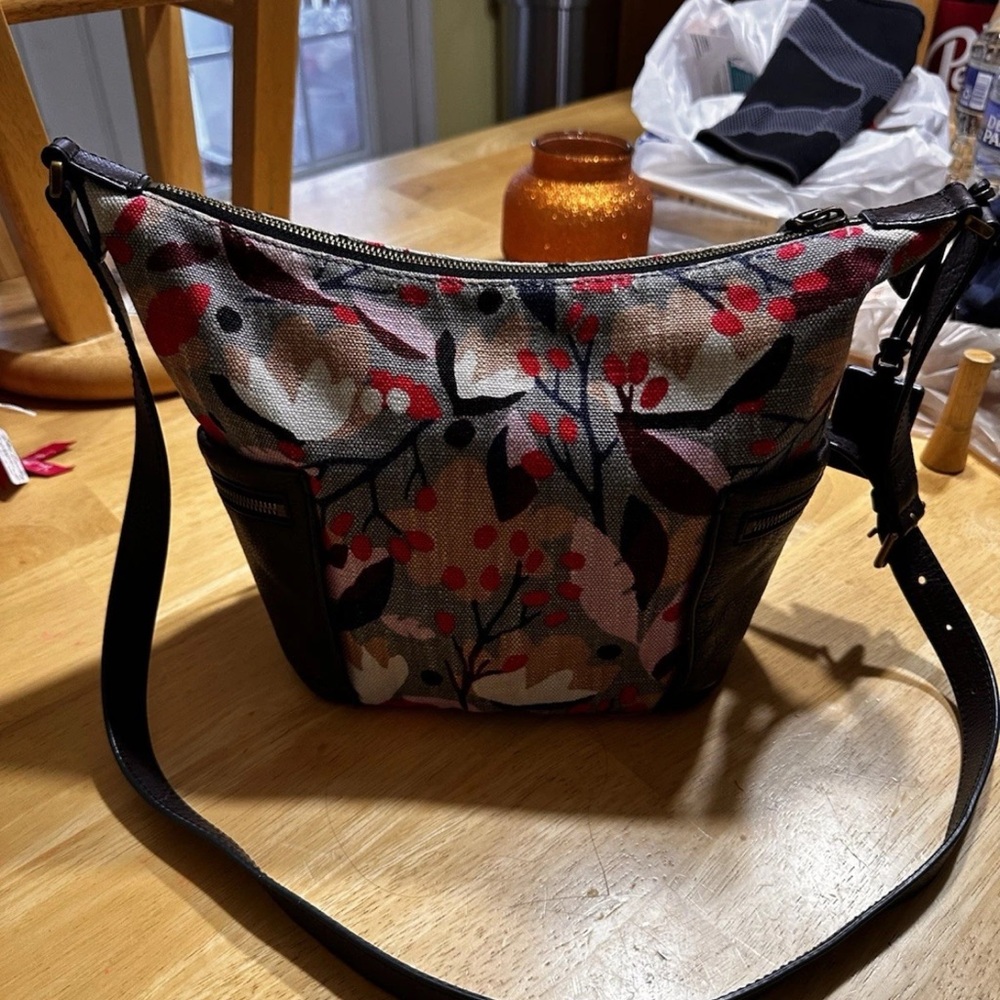 Floral Patterned Shoulder Bag
